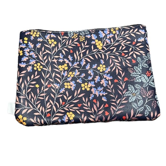 NOTA Ultimate Office Pouch Bag Floral 9" x 7" Clutch Notes Games Zip Up - Picture 6 of 10